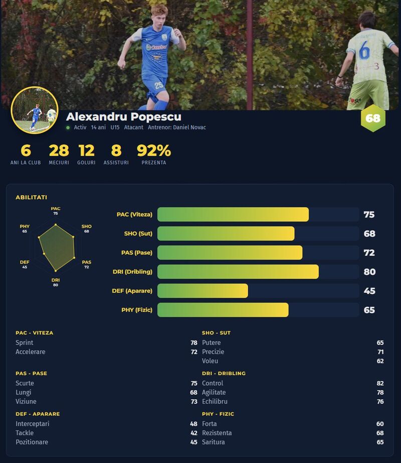 Profil Jucator